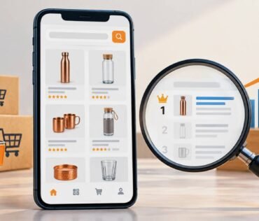 seller optimizing Amazon and Flipkart product listing for search ranking