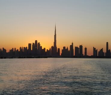 Dubai city skyline at sunset for a digital marketing business guide